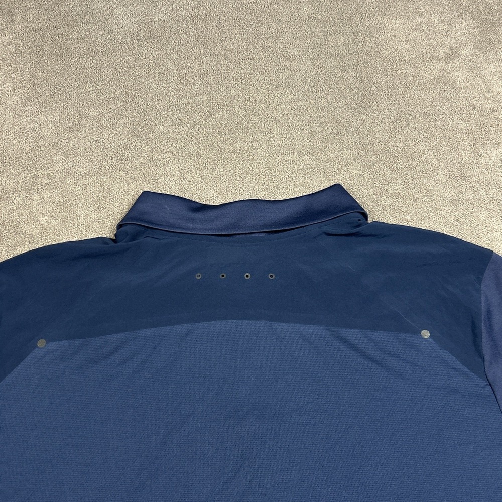 The North Face Golf Polo Shirt Men 2XL Navy Blue Lightweight Performance Stretch - Picture 7 of 11